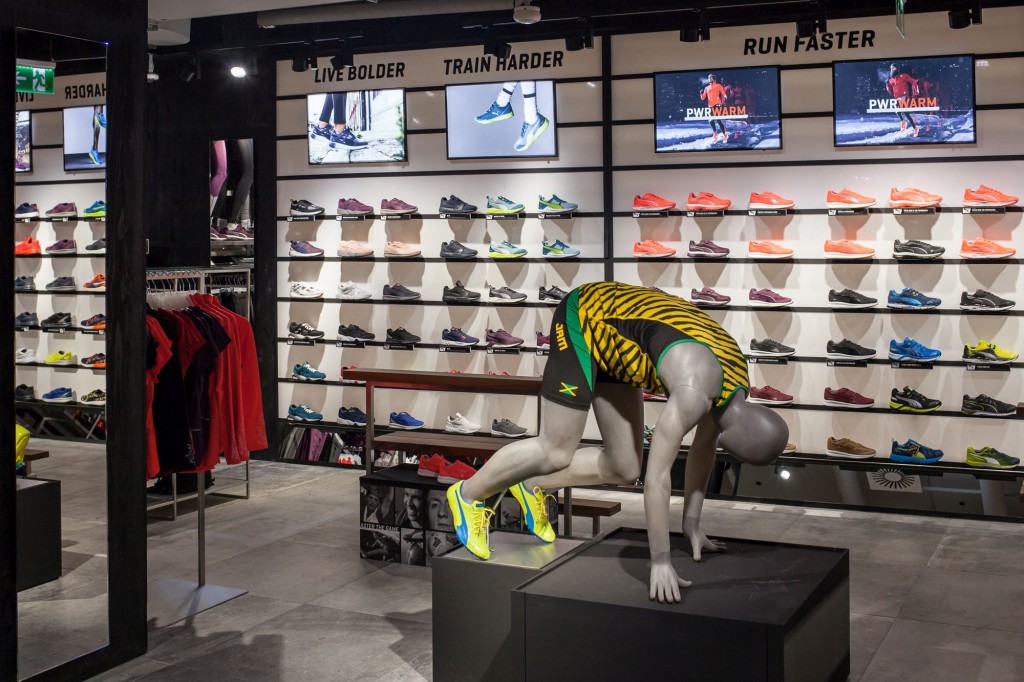 PUMA Store in Prague reopens with new Forever Faster store design