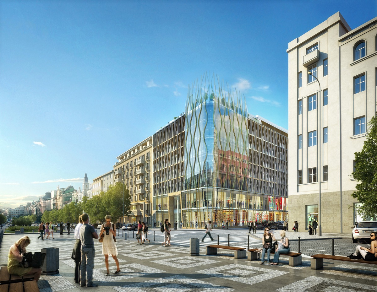 Kvetinovy Dum Will Give A Retail Social And Cultural Boost To The Top End Of Vaclavske Namesti Best Communications